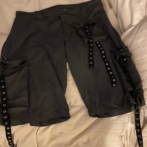 Work out shorts with tassels